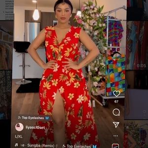 Summer floral vintage dress 🥰